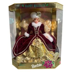 Vintage 1996 Holiday Barbie New In Box